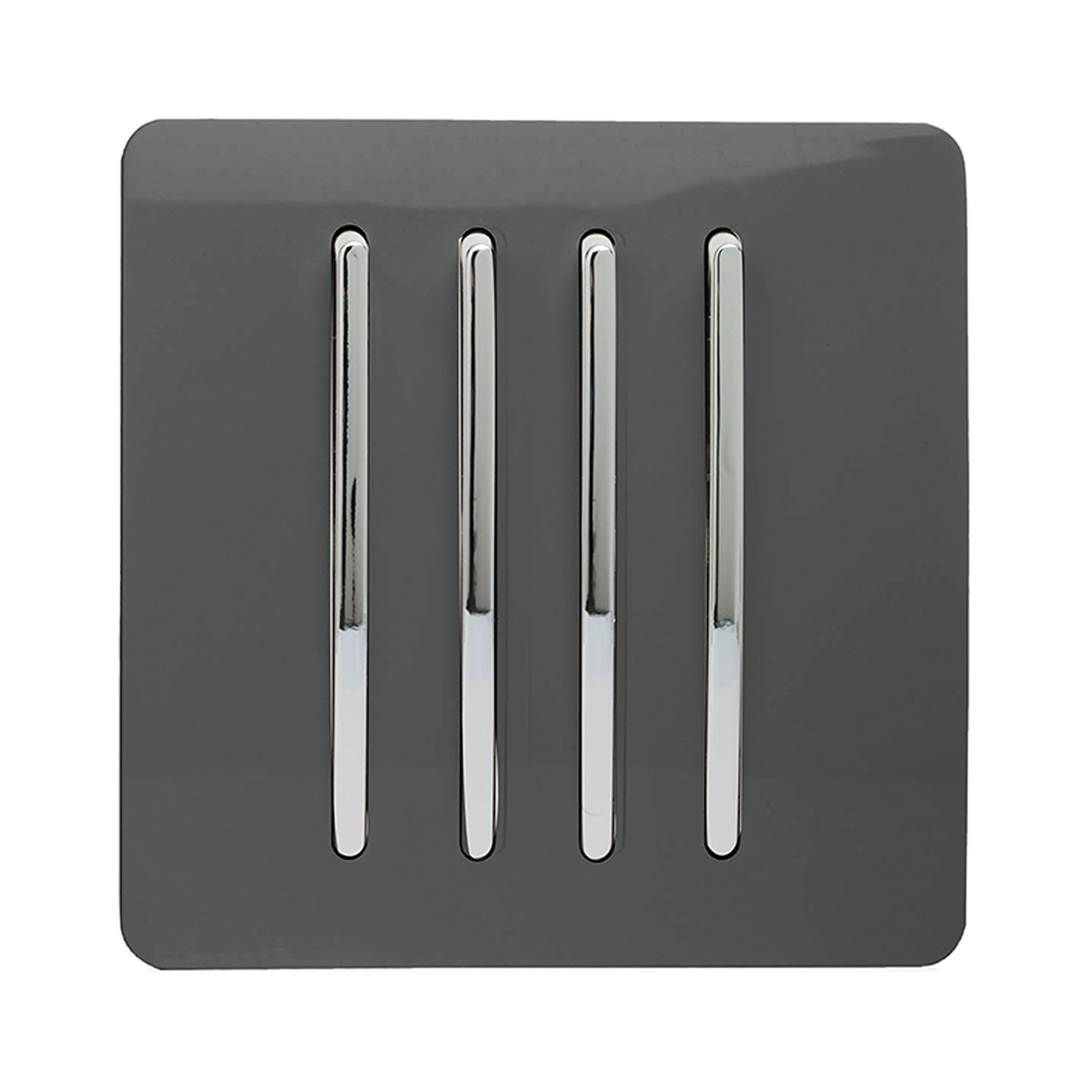 ART-SS8CH  4 Gang 2 Way 10 Amp Rocker Charcoal